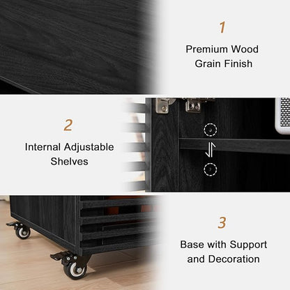 LEVNARY 5-Tier AV Media Cabinet - Image 4