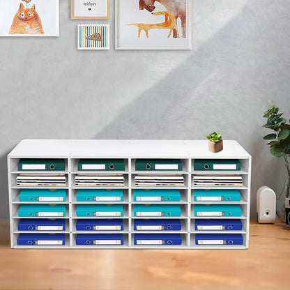 Mail Sorter Organizer, 24 Compartments Mailbox - Image 2