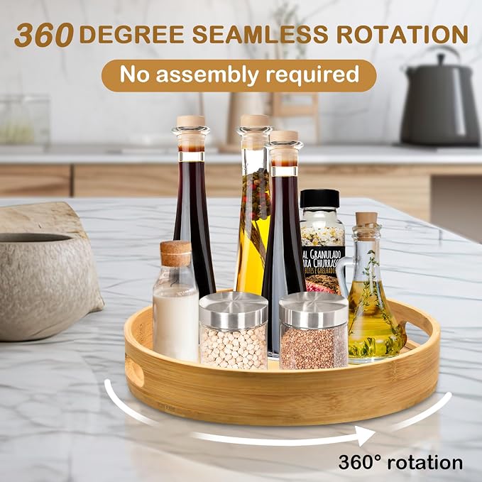 Lazy Susan Turntable Organizer 12 inch - Image 2