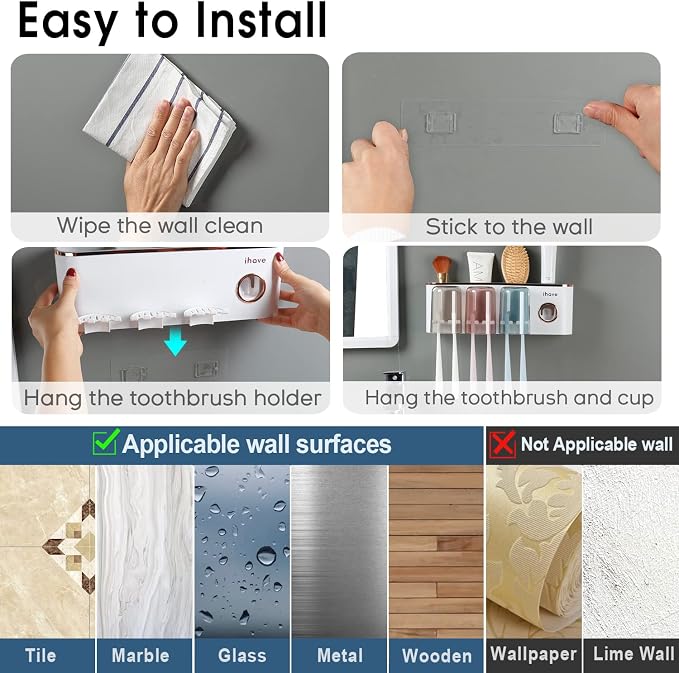 iHave Toothbrush Holders Bathroom Accessories - Image 5