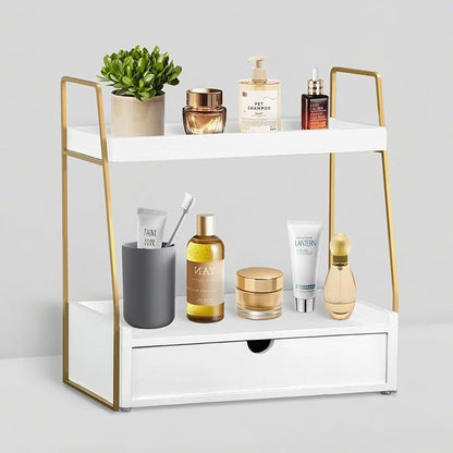 2-Tier Bathroom Organizer Countertop by dreampossible