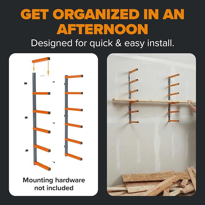 Bora Wood Organizer and Lumber Storage Rack - Image 3