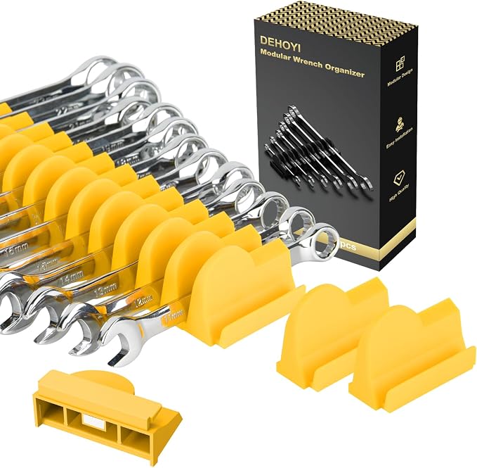 48 pcs MAGNETIC Modular Wrench Organizers by DEHOYI