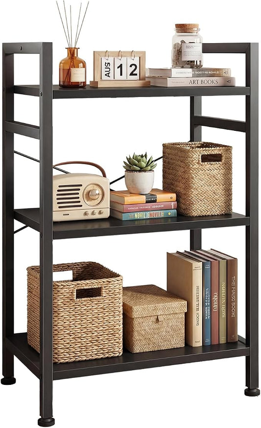 DUMOS 3 Tier Bookshelf, Home Office Bookcase Shelf Storage Organizer | Free by DumosLifestyle