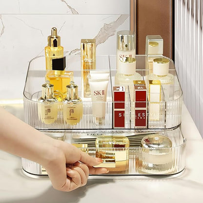 Clear Makeup Organizer for Vanity, Large Desk Organizer - Image 3