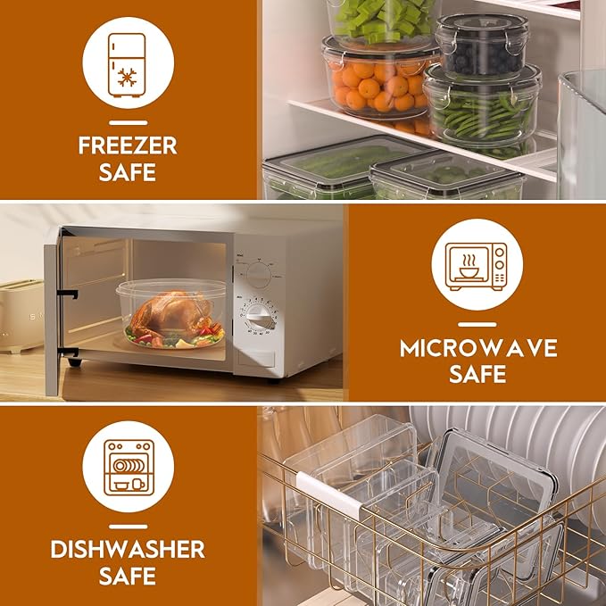 40 PCS Food Storage Containers - Image 5
