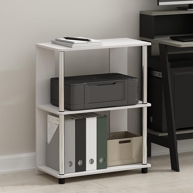 Furinno Jaya Simple Design 3-Tier Bookcase / Bookshelf / Display Rack - Image 2