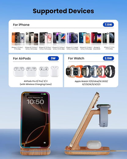 3 in 1 Wireless Charging, Wireless Charger Stand - Image 2