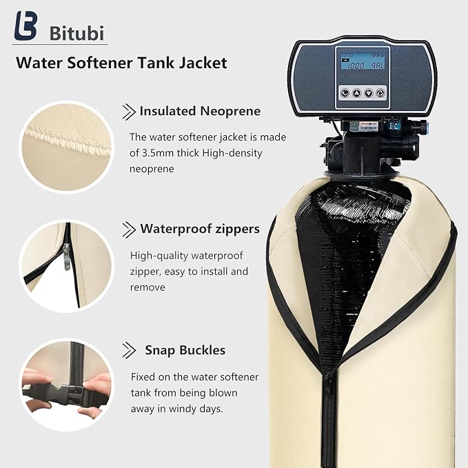 Bitubi Water Softener Neoprene Sweat Jacket, Outdoor Water Softener and Filter - Image 4