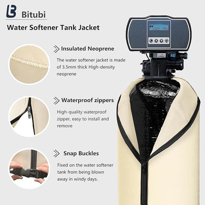 Bitubi Water Softener Neoprene Sweat Jacket, Outdoor Water Softener and Filter - Image 4