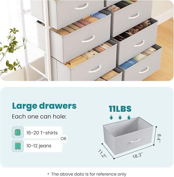 OLIXIS 8 Drawer Storage Dresser - Image 3
