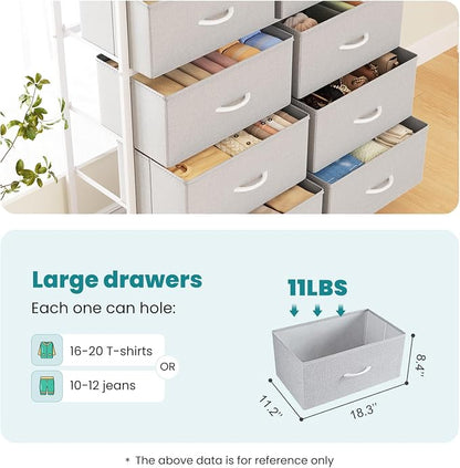 OLIXIS 8 Drawer Storage Dresser - Image 3