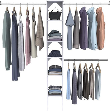 ClosetMaid 4867 SuiteSymphony 12-Inch Starter Tower Kit, Pure White - Image 3