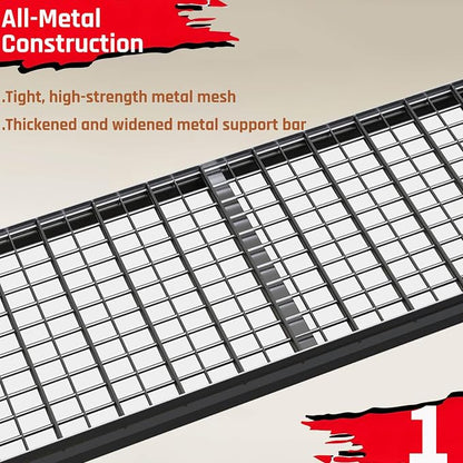 68" Wide Heavy Duty Garage Shelving Units, 4-Tier Deep Storage Shelves - Image 7