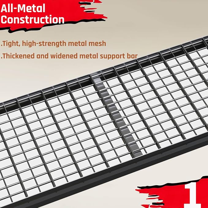 68" Wide Heavy Duty Garage Shelving Units, 5-Tier Deep Storage Shelves - Image 7