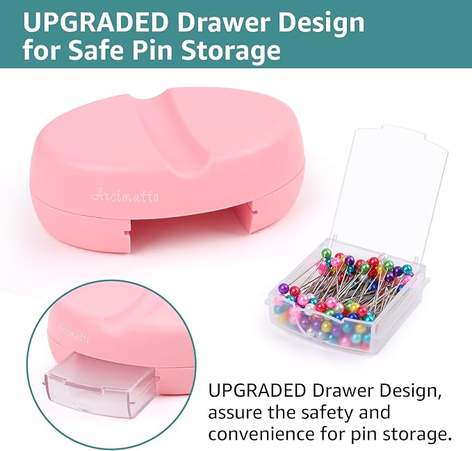 Arcimatto Magnetic Pin Holder, Strong Magnet Pincushion - Image 4