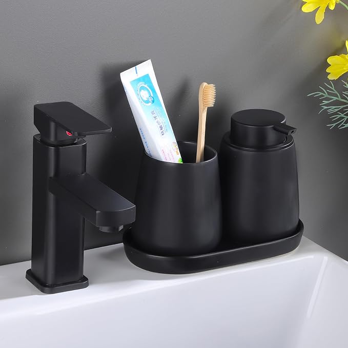 Matte Black Bathroom Accessory Set - Image 6