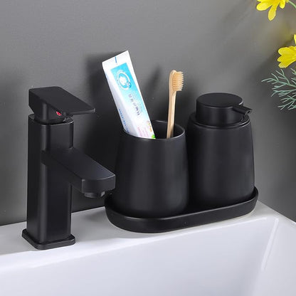 Matte Black Bathroom Accessory Set - Image 6