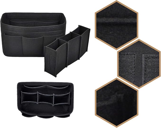 Vercord Felt Purse Organizer Handbag Insert Liner Shaper Bag in Bags - Image 3