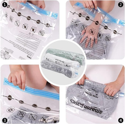 Amazon Basics Roll-Up Travel Compression Storage Bags - Image 4