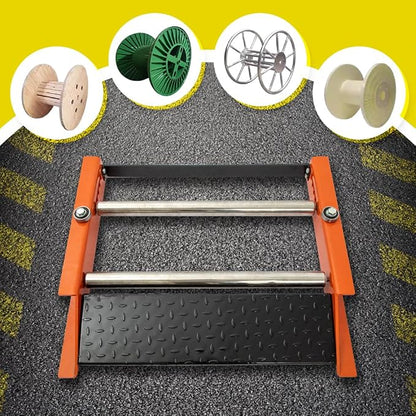 Yeeoy Cable Drum Roller Reel Dispenser, Heavy Duty Cable Roller Stand Unwinder - Image 6