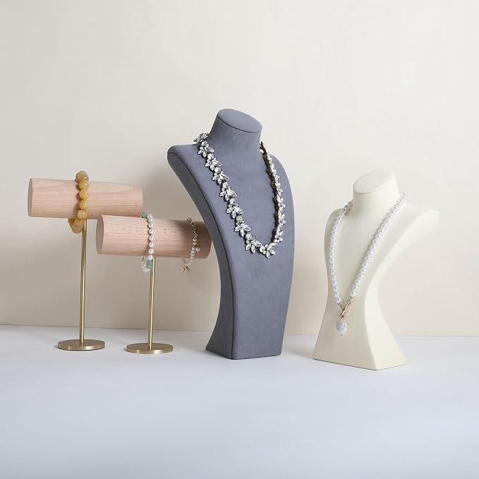 GemeShou Grey necklace storage organizer - Image 8