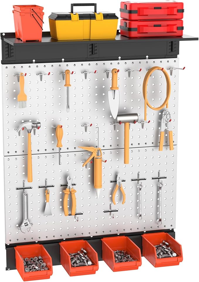 TORACK 69PCS Metal Pegboard - Image 2
