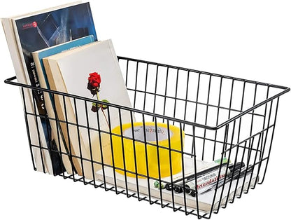 15.2" Metal Wire Baskets for Organizing 6 Pack, Household Pantry Storage - Image 5