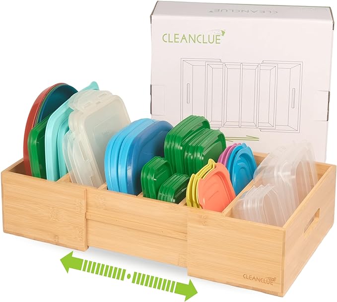 Expandable Kitchen Cabinet Organizer by cleanclue