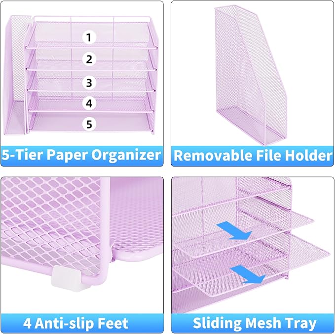 OPNICE 5-Tier Paper Organizer - Image 3