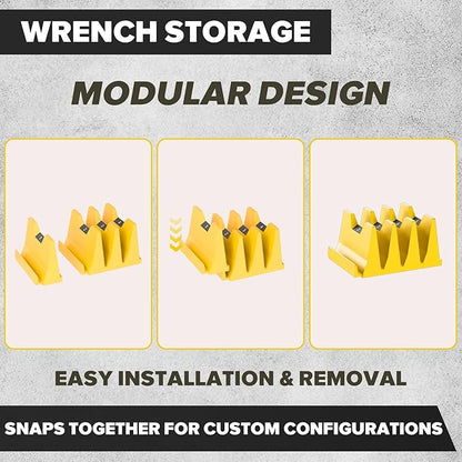 80PCS Modular Wrench Organizer Wrench Holder - Image 3