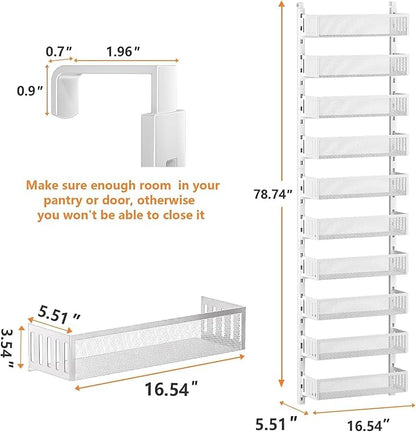 10-tier Over The Door Pantry Organizer - Image 2