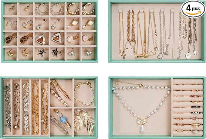 ProCase Stackable Jewelry Organizer Trays by ProCase