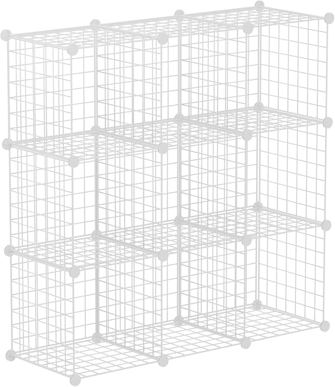 HUBSON Wire Cube Storage Organizer, Book/Toy/Craft/Potted Plants and petCloset by HUBSON