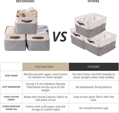 DECOMOMO Storage Baskets for Shelves - Image 4