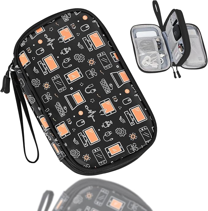 COSHAYSOO Electronics Travel Organizer Tech Bag Charging Cords Case USB Cable by COSHAYSOO