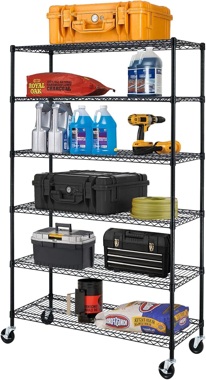 BestOffice | 6-Tier Wire Shelf by BestOffice