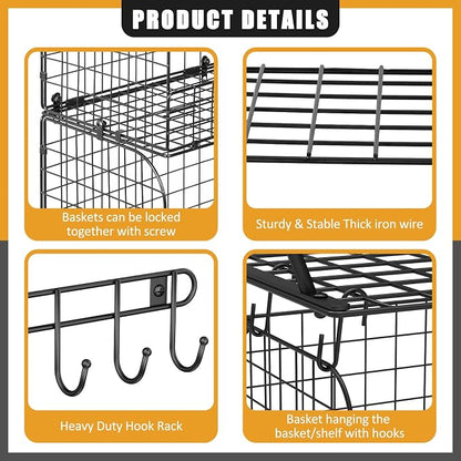 2 Pack Garage Shelves Wall Mounted - Image 6
