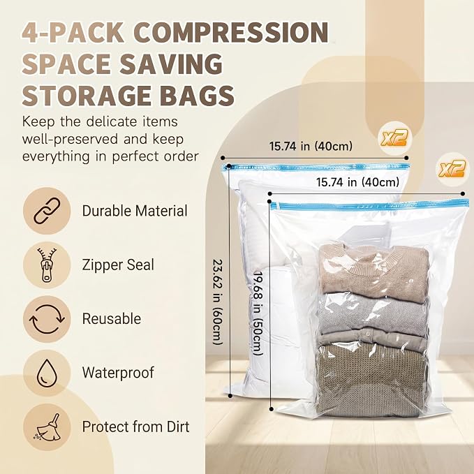 OIAHOMY 2 Pack Under Bed Storage - Image 8