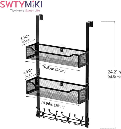 SWTYMIKI Over The Door Hooks Organizer - Image 7