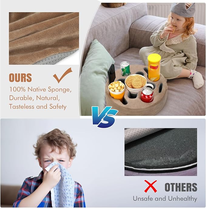 INNO STAGE Couch Cup Holder-Sofa Cup Holder Pillow | Couch Caddy Buddy | Drinks - Image 5