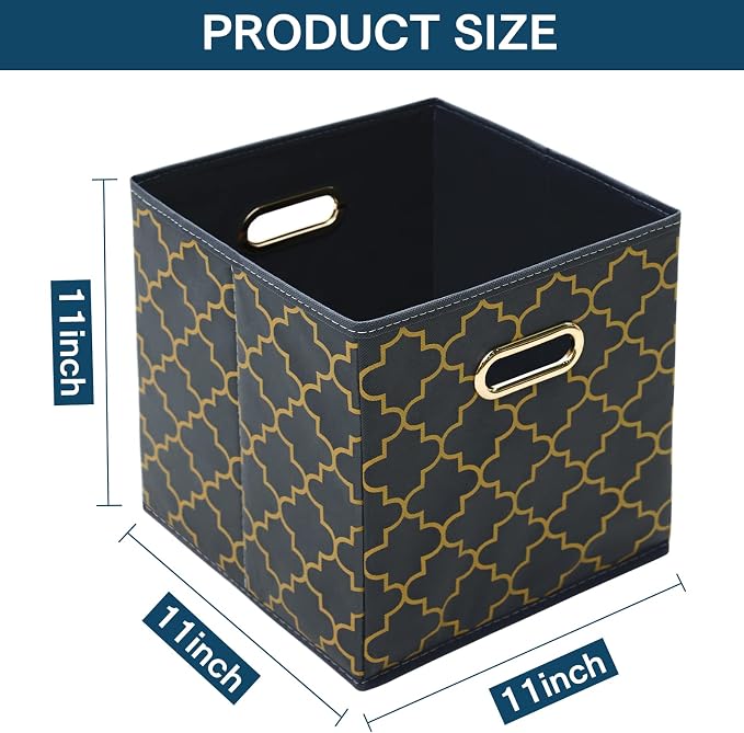 Fabric storage bins Cubes, Fabric Cube Organizer - Image 2