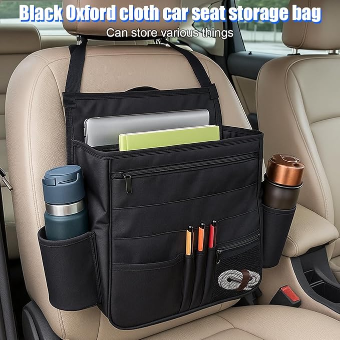 Car Front Seat Organizer, Automotive Interior Storage Organizer, Universal - Image 3