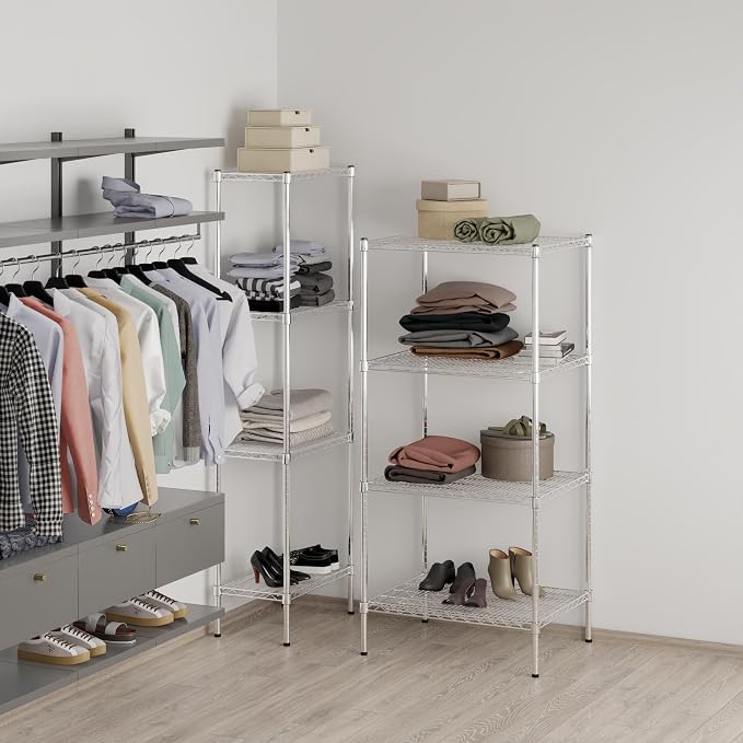 24" Deep x 30" Wide x 64" Height Wire Shelving Kit | 4-Tier | NSF Commercial - Image 7