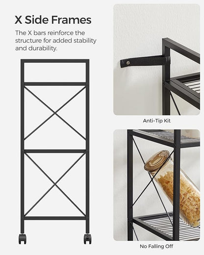 SONGMICS 3-Tier Metal Storage Rack - Image 5