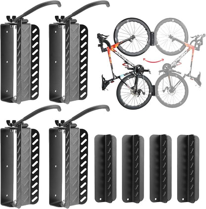 PHUNAYA Bike Wall Mount Vertical, Swivel Bike Hangers by PHUNAYA