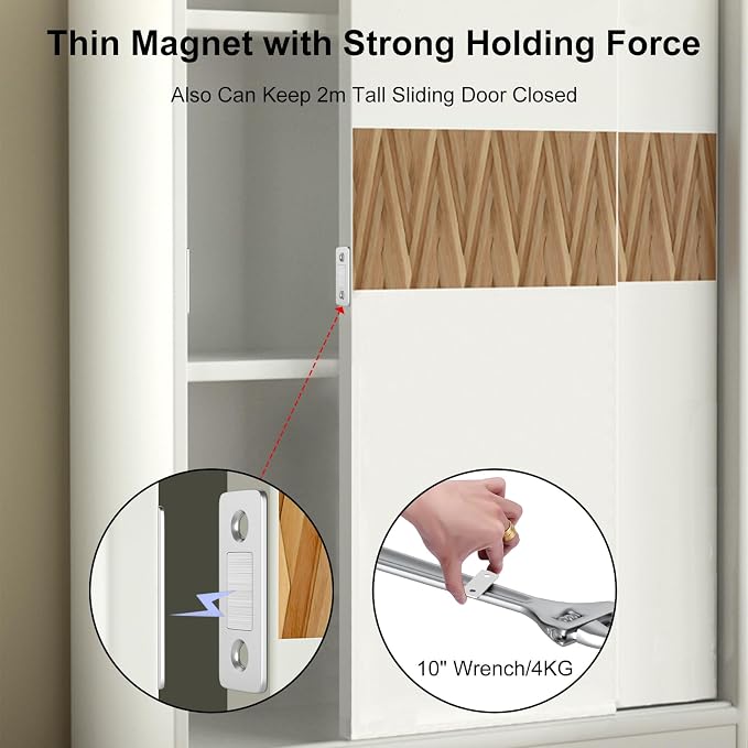 Cabinet Magnetic Catch Jiayi 5 Pack Ultra Thin Cabinet Door Magnetic Catch - Image 2