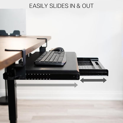 VIVO Large Keyboard Tray Under Desk Pull Out Platform - Image 7