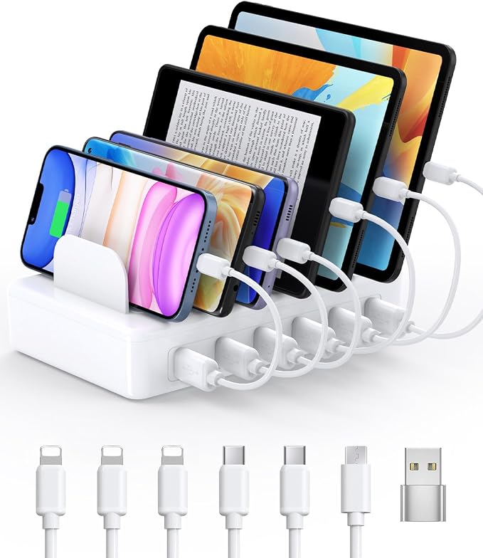 Charging Station for Multiple Devices Apple, CREATIVE DESIGN 50W Multi Charger by CREATIVEDESIGN