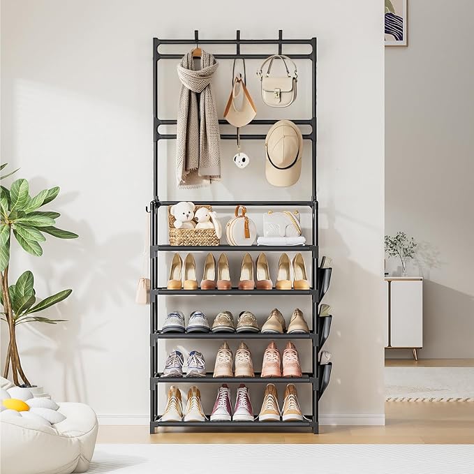 Shoe Rack 5 Tier Shoe Organizer Storage 15-20 Pairs - Image 7